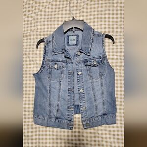 Mudd Light Blue Denim Vest